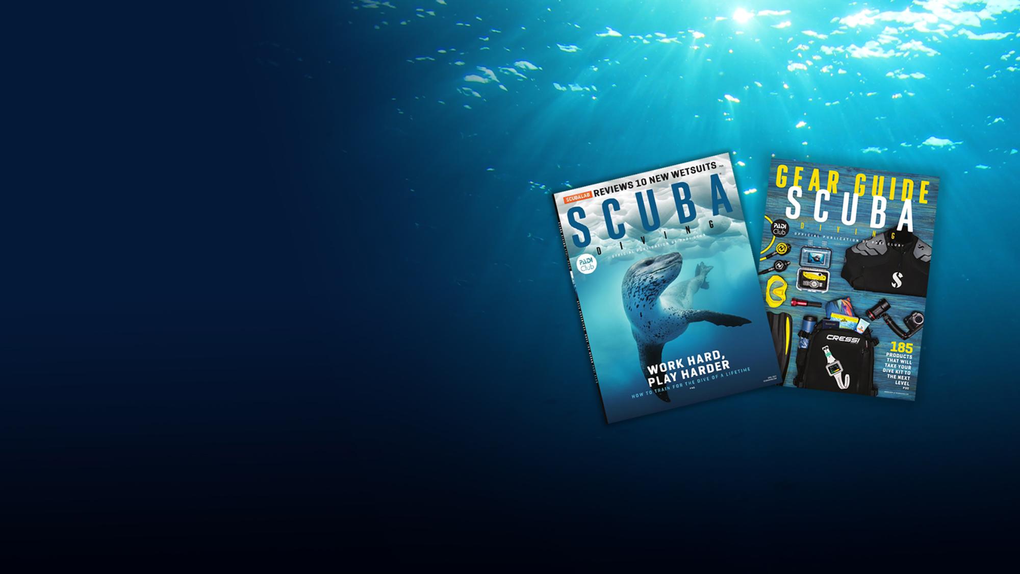 Scuba Diving Magazine free with PADI